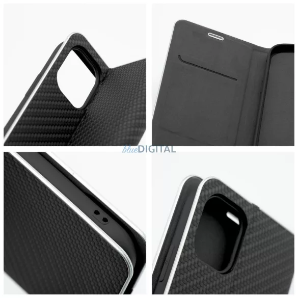 HUSĂ! - LUNA CARBON carte caz iPhone Air - negru
