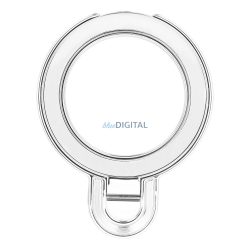 Suport telefonic CIRCLE - stick-on - argintiu