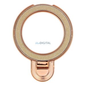 Suport telefon CIRCLE GLITTER - stick-on - auriu