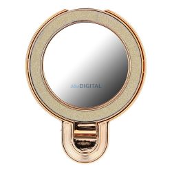 Suport telefon CIRCLE MIRROR - stick-on - auriu