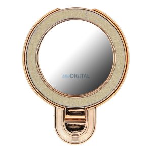 Suport telefon CIRCLE MIRROR - stick-on - auriu