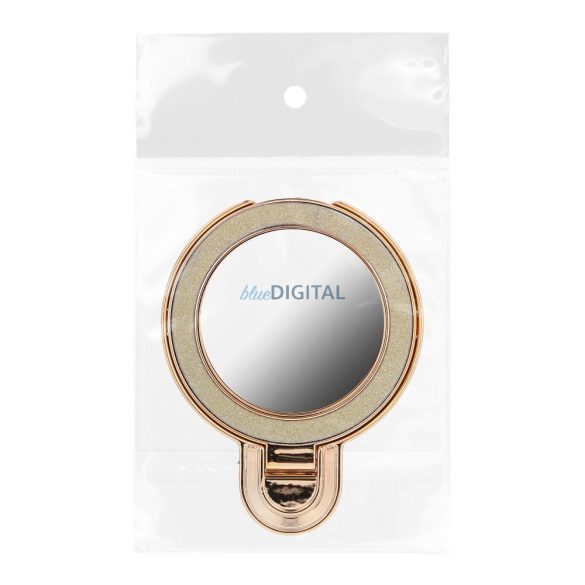 Suport telefon CIRCLE MIRROR - stick-on - auriu