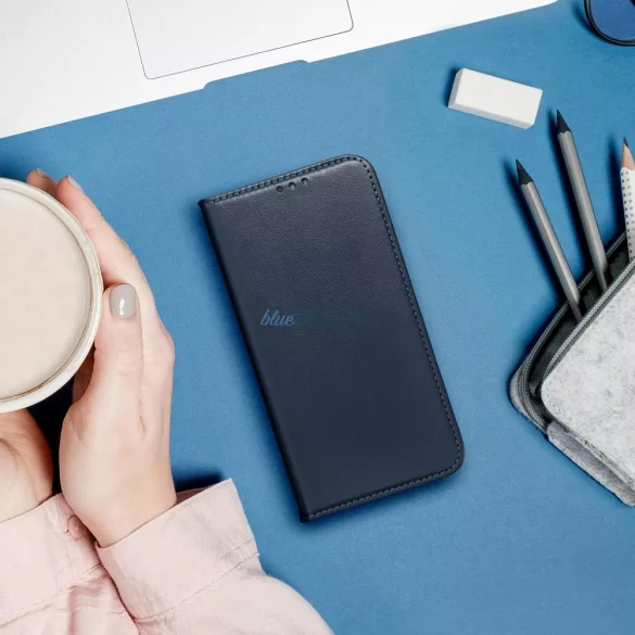 HUSĂ! - Cărți SMART MAGNETO Motorola Edge 60 - albastru marin