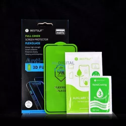   Sticlă hibridă 5D Bestsuit cu finisaj negru pentru iPhone Air