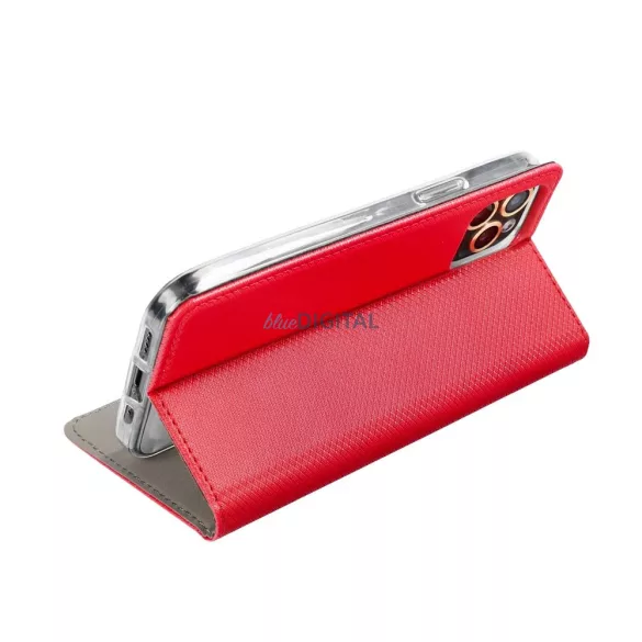 HUSĂ! - Carcasă de carte SMART CASE Motorola Moto G86 - roșu