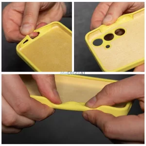 HUSĂ! - SILICON 2mm caz Xiaomi Redmi Notă 14S - galben lamaie