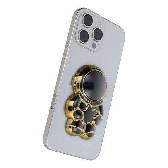 Suport telefon ASTRONAUT - clip-on - negru