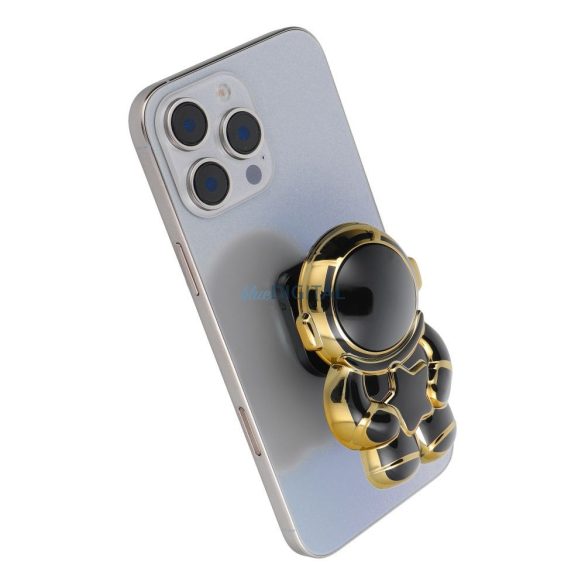 Suport telefon ASTRONAUT - clip-on - negru