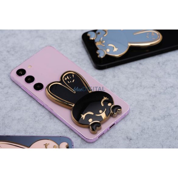 Suport telefon RABBIT - clip-on - negru