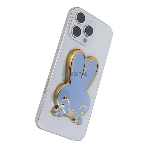 Suport telefon RABBIT - stick-on - albastru