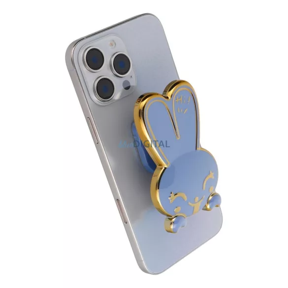 Suport telefon RABBIT - stick-on - albastru