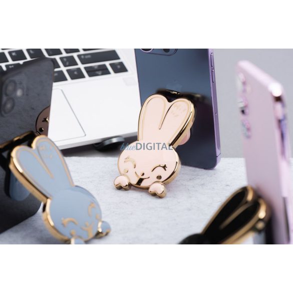 Suport telefon RABBIT - stick-on - roz