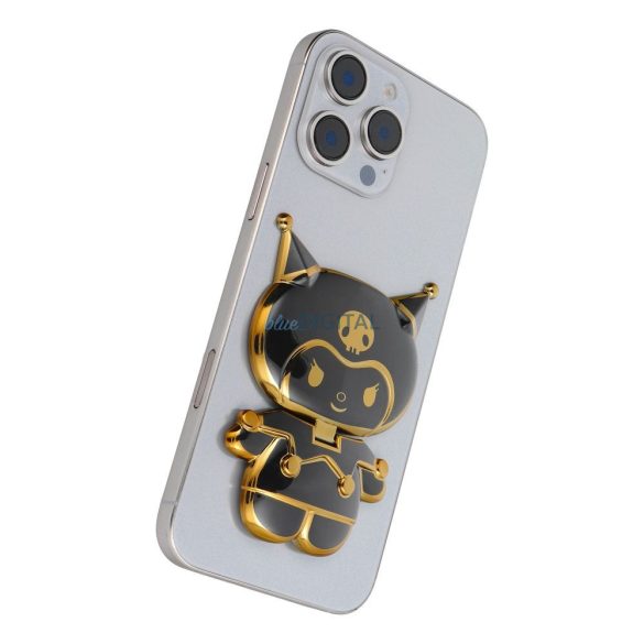 Suport pentru telefon DOLL - clip-on - czarny