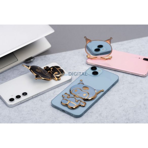 Suport pentru telefon DOLL - clip-on - czarny