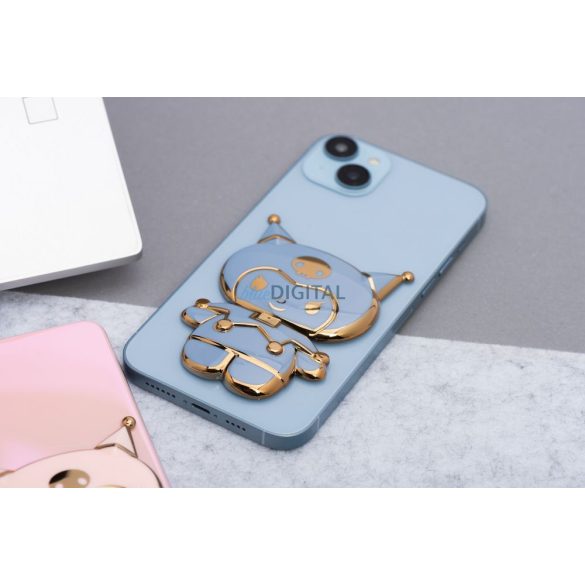 Suport telefon DOLL - stick-on - albastru