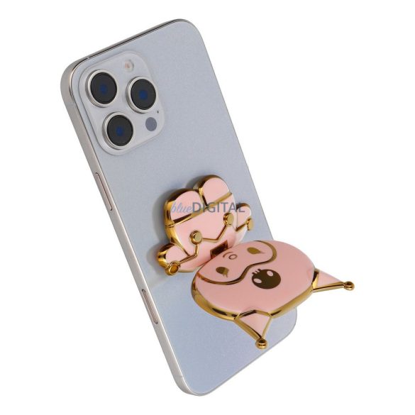 Suport telefon DOLL - stick-on - roz