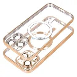   HUSĂ! - Husă compatibilă ELECTRO MAG COVER MagSafe pentru iPhone 17 - auriu