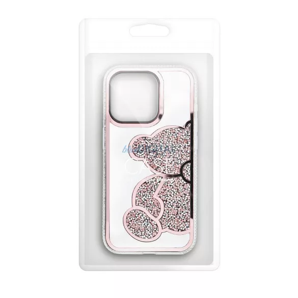 HUSĂ! - Husă TEDDY BEAR pentru iPhone 17 Pro Max - roz