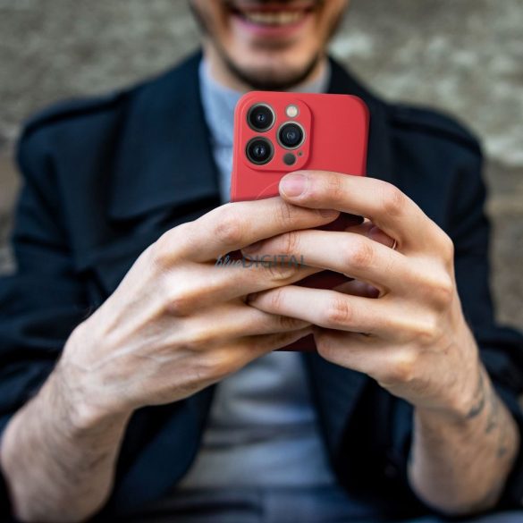 HUSĂ! - SILICONE MAG COVER Carcasă compatibilă MagSafe pentru iPhone Air - roșu