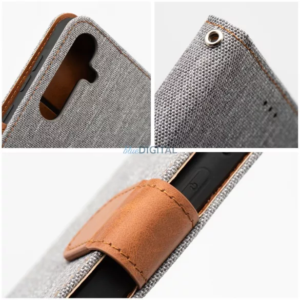 HUSĂ! - JEANS carcasă de carte Samsung Galaxy S25 Edge - gri