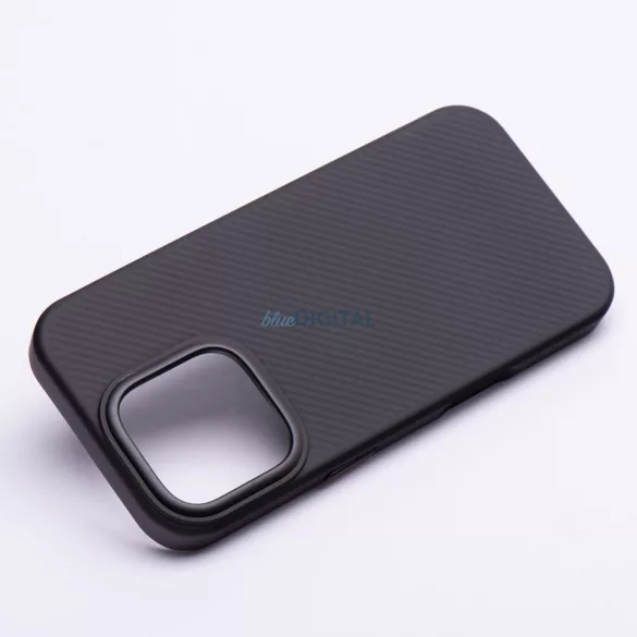 HUSĂ! - Carcasă compatibilă Carbon Elite Mag Cover MagSafe pentru iPhone 17 Pro Max - negru