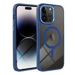   HUSĂ! - COLOR EDGE MAG COVER Carcasă compatibilă MagSafe pentru iPhone 17 - albastru marin