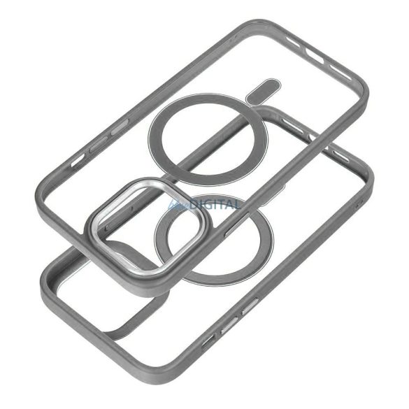 HUSĂ! - COLOR EDGE MAG COVER Carcasă compatibilă MagSafe pentru iPhone Air - gri titan