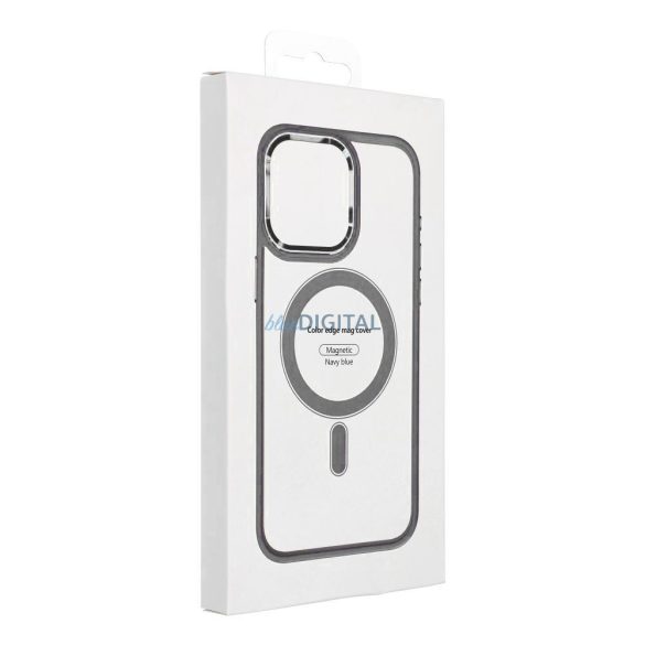HUSĂ! - COLOR EDGE MAG COVER Carcasă compatibilă MagSafe pentru iPhone Air - gri titan