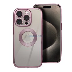 HUSĂ! - Carcasă GLAM pentru iPhone Air - roz transparent