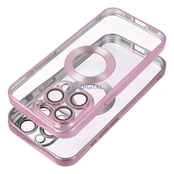 HUSĂ! - Carcasă GLAM pentru iPhone Air - roz transparent