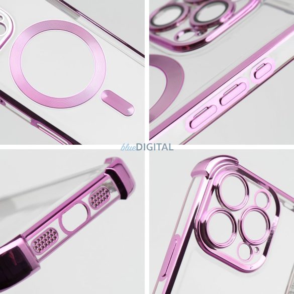 HUSĂ! - Carcasă compatibilă ANTISHOCK ELECTRO MagSafe pentru iPhone Air - roz