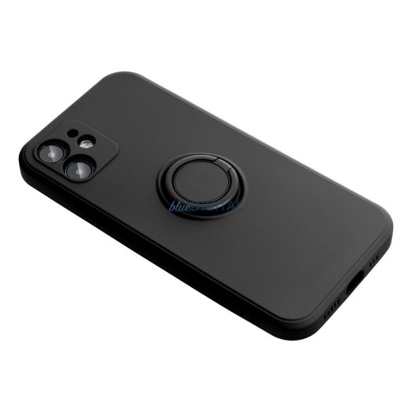 HUSĂ! - Husă SILICONE RING pentru iPhone Air - negru