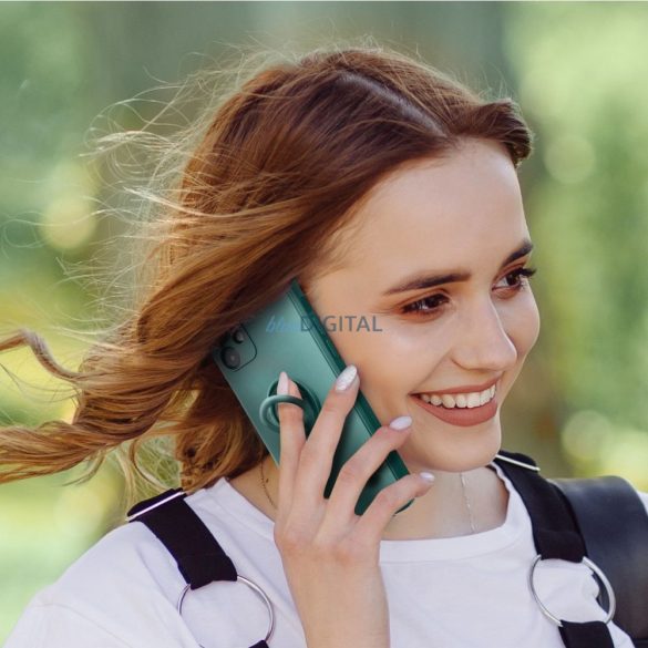 HUSĂ! - Husă SILICONE RING pentru iPhone Air - verde