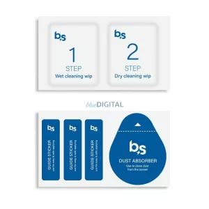 Sticlă temperată oleofobă 5D Blue Star cu finisaj negru pentru iPhone Air