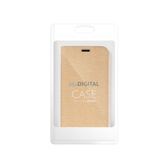 HUSĂ! - Carcasă de carte LUNA GOLD Samsung Galaxy A17 4G/5G - culoare aurie