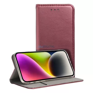 HUSĂ! - Carcasă de carte SMART MAGNETO Samsung Galaxy A17 4G/5G - burgundy