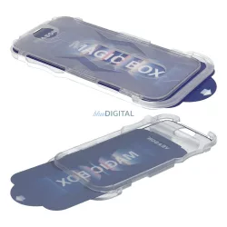   Veason 6D Pro Sticlă temperată oleofobă ușor de instalat cu ornamente negre și aplicator pentru iPhone Air