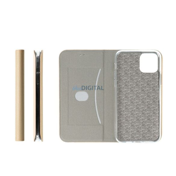 Carcasă de carte SENSITIVE Samsung Galaxy A17 4G/5G - auriu