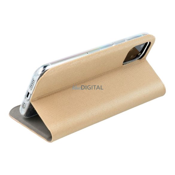 Carcasă de carte SENSITIVE Samsung Galaxy A17 4G/5G - auriu