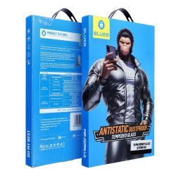   BlueO Mr. Monkey Glass Sticlă temperată puternică HD cu finisaj negru pentru iPhone Air