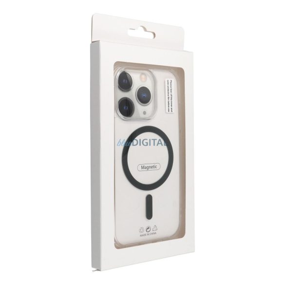 Drop Glue Inel colorat MagSafe caz compatibil Samsung Galaxy A17 4G/5G - negru