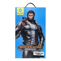   BlueO Mr. Monkey Glass Sticlă temperată puternică HD cu finisaj negru pentru iPhone 17 Pro