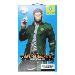   BlueO Mr. Monkey Glass Sticlă temperată puternică mată cu finisaj negru pentru iPhone 17 Pro