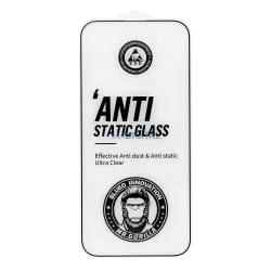   BlueO Mr. Monkey Glass Sticlă temperată puternică HD cu finisaj negru pentru iPhone 17 Pro Max