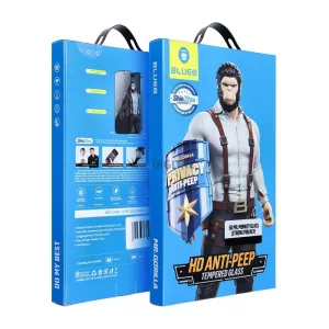 BlueO Mr. Monkey Glass Strong Privacy Sticlă temperată cu margine neagră pentru iPhone Air