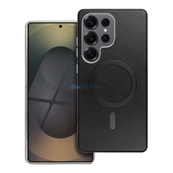 GENTLEMAN Geantă compatibilă MagSafe Samsung Galaxy A17 4G/5G - negru