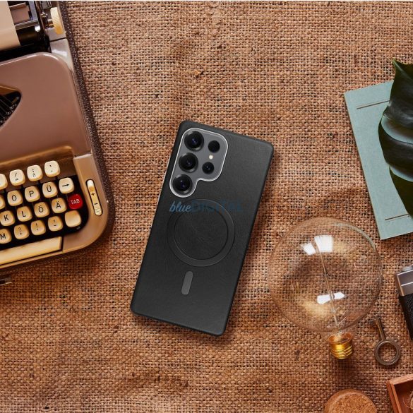 GENTLEMAN Geantă compatibilă MagSafe Samsung Galaxy A17 4G/5G - negru