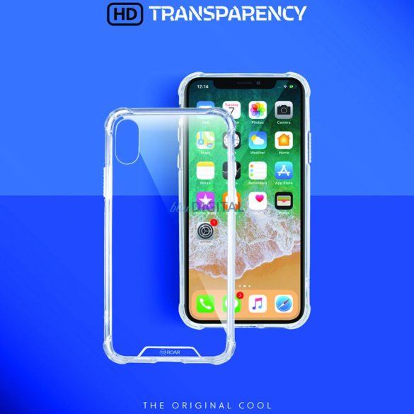 HUSĂ! - Carcasă Roar Armor Jelly pentru iPhone Air - transparentă