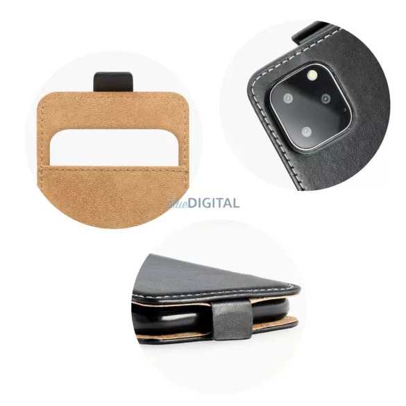 HUSĂ! - SLIM FLEXI FRESH flip caz Xiaomi Redmi 15C 4G - negru