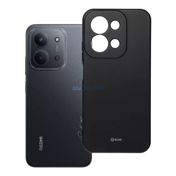 HUSĂ! - Roar Colorat Jelly caz Xiaomi Redmi 15C 4G - negru